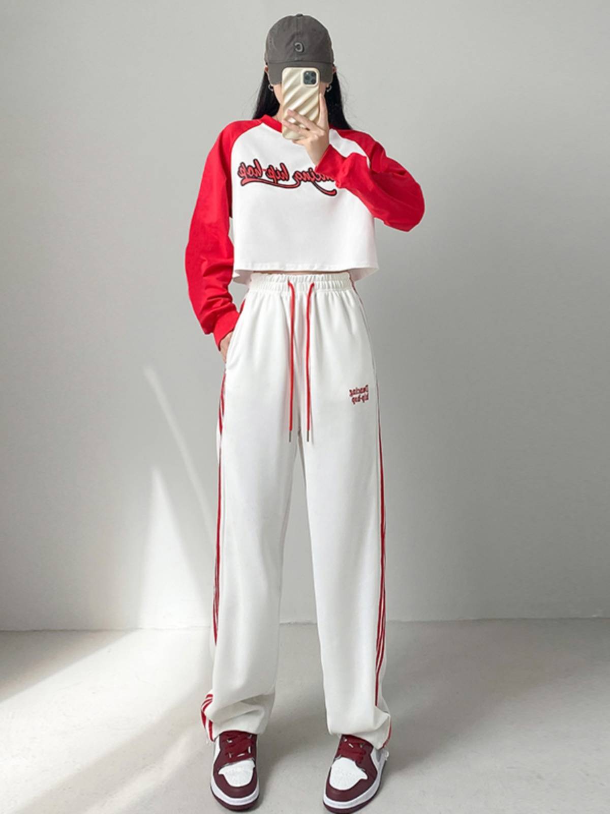 La La team clothing women's group adult football baby Lala cheerleading song performance dance bodybuilding suit