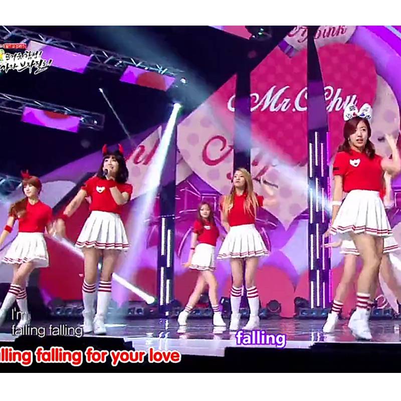 Apink women's group same jazz dance service Korean group stage playing singing student laid laid team performance clothing suite adult