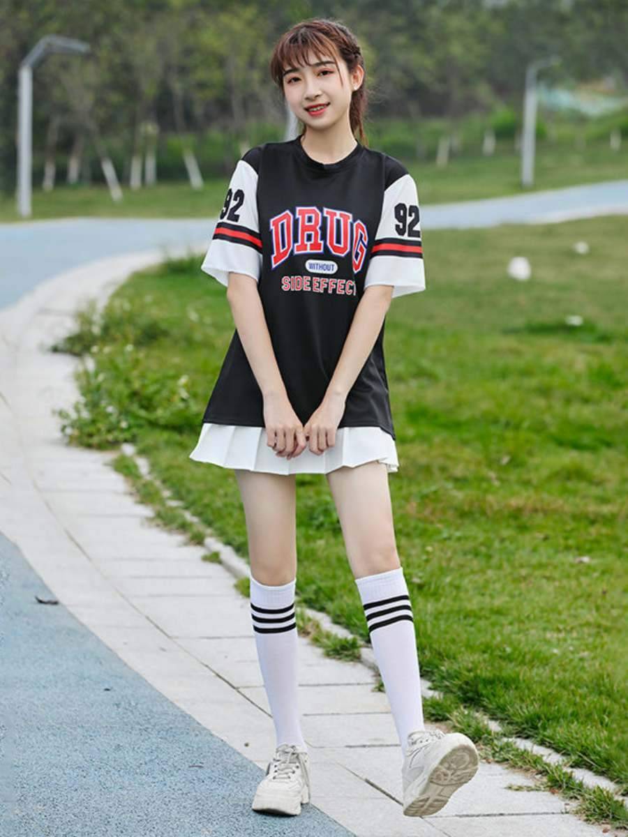 La La Fuck Fuck Fuck Student Jazz Dance Opening Ceremony Lara Team Games Korean Set During the Women's Basketball Baby