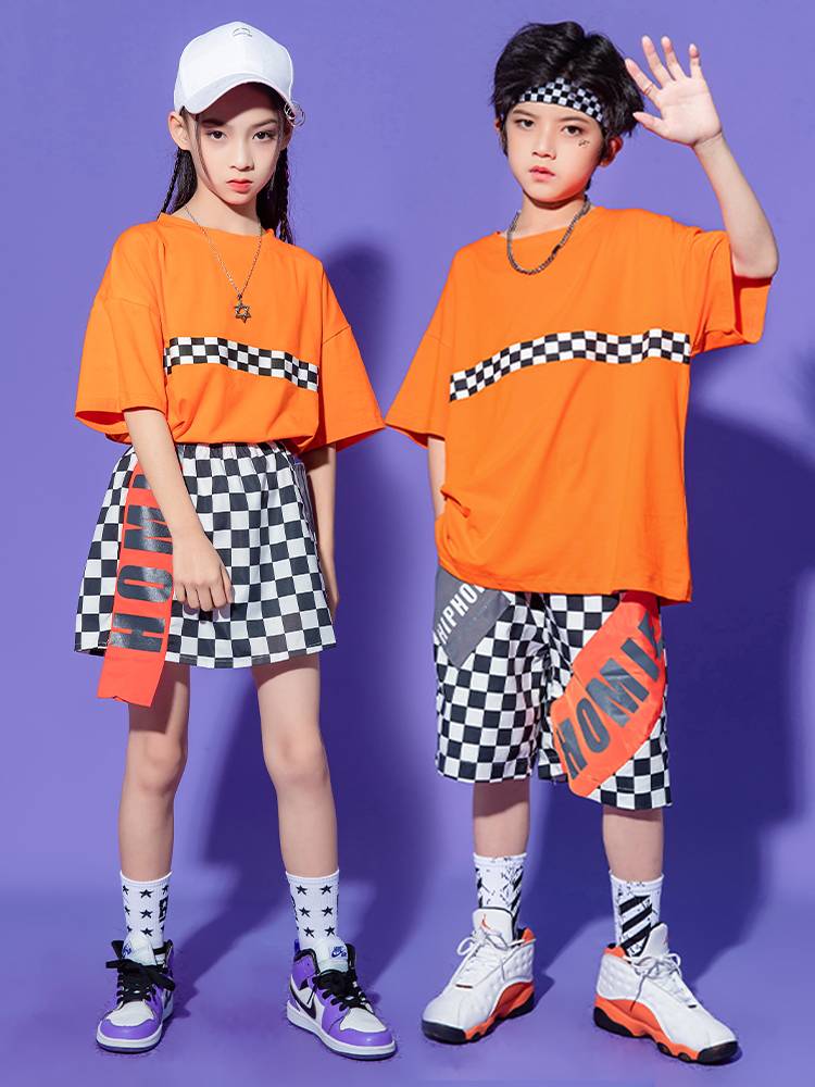 Children's Children's La La Team Performance Services Primary School Student Games Children's Dance Performance Clothing Men's Women Street Dance Set