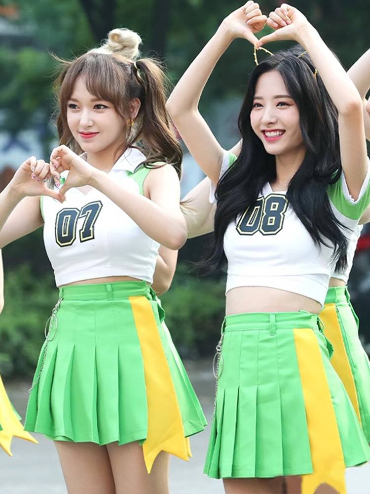 Sexy Football Baby Adult Annual Conference Dance Lala Team Jazz Dance Girls Group Performance Clothing Set Clothing Set