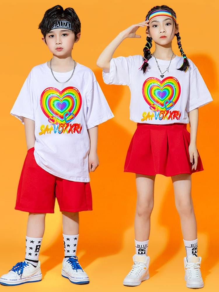 Children's Performance Service Kindergarten Dance Service China Style Performance Service La La Team Costume Primary School Games Class