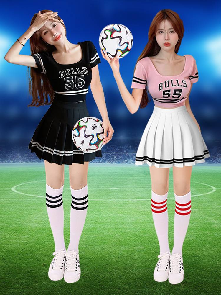 European Football Baby Cup Lala team night court performance service cheerleader cheerleading performance clothing and gymnastics