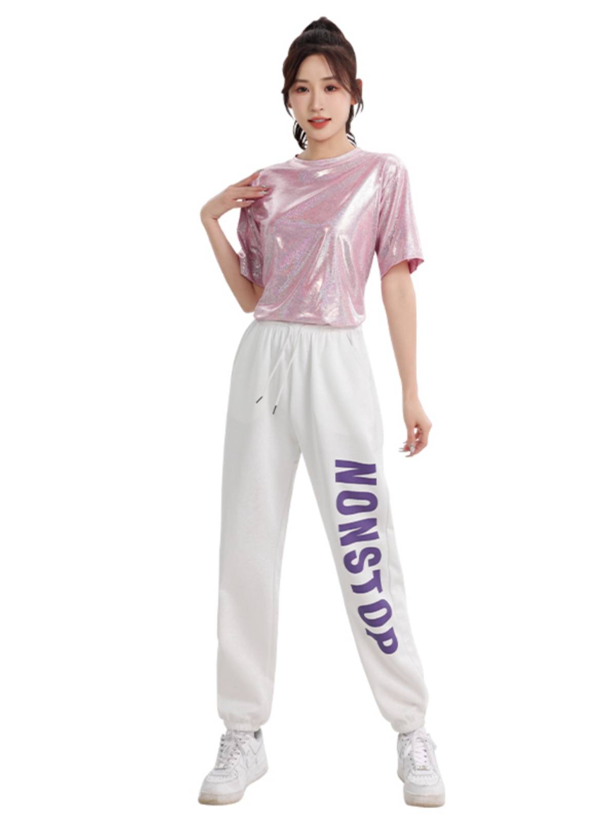 Modern Jazz Dance Performance Set Women's Autumn and Winter New Dancing Clothing La La La Lara Fuck Performance Clothing