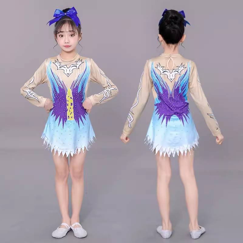 Children's professional cheerleading cheerleading team performance service primary and secondary school student fitness exercise gymnastics uniforms