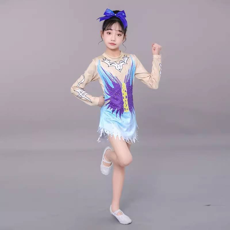 Children's professional cheerleading cheerleading team performance service primary and secondary school student fitness exercise gymnastics uniforms