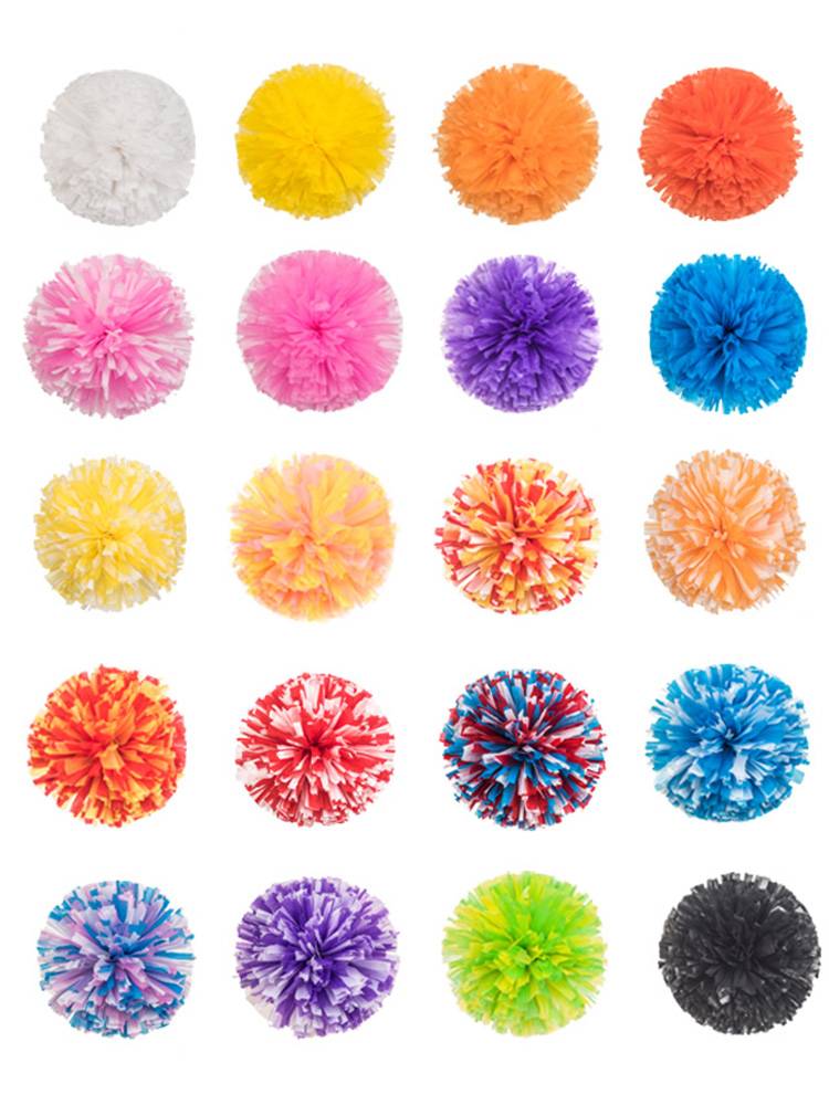 La la la la la la la showing a flower ball dance performance prop, holding flower players to shake flowers la la la la la la away