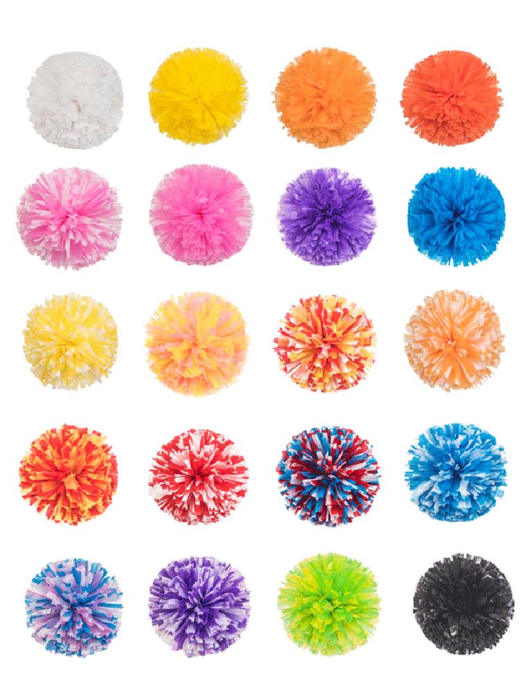 La la la la la la la showing a flower ball dance performance prop, holding flower players to shake flowers la la la la la la away