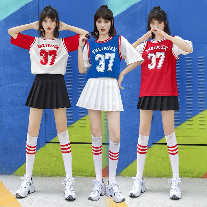 Student La team clothing women's team adult basketball baby Lala cheerleading youthful vitality dance performance service