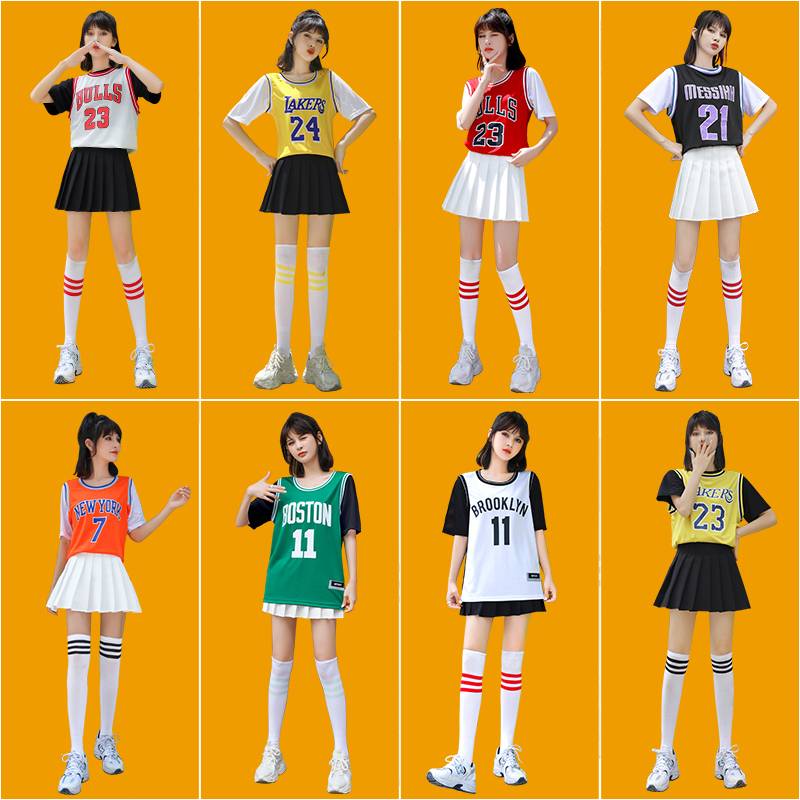 Student La team clothing women's team adult basketball baby Lala cheerleading youthful vitality dance performance service