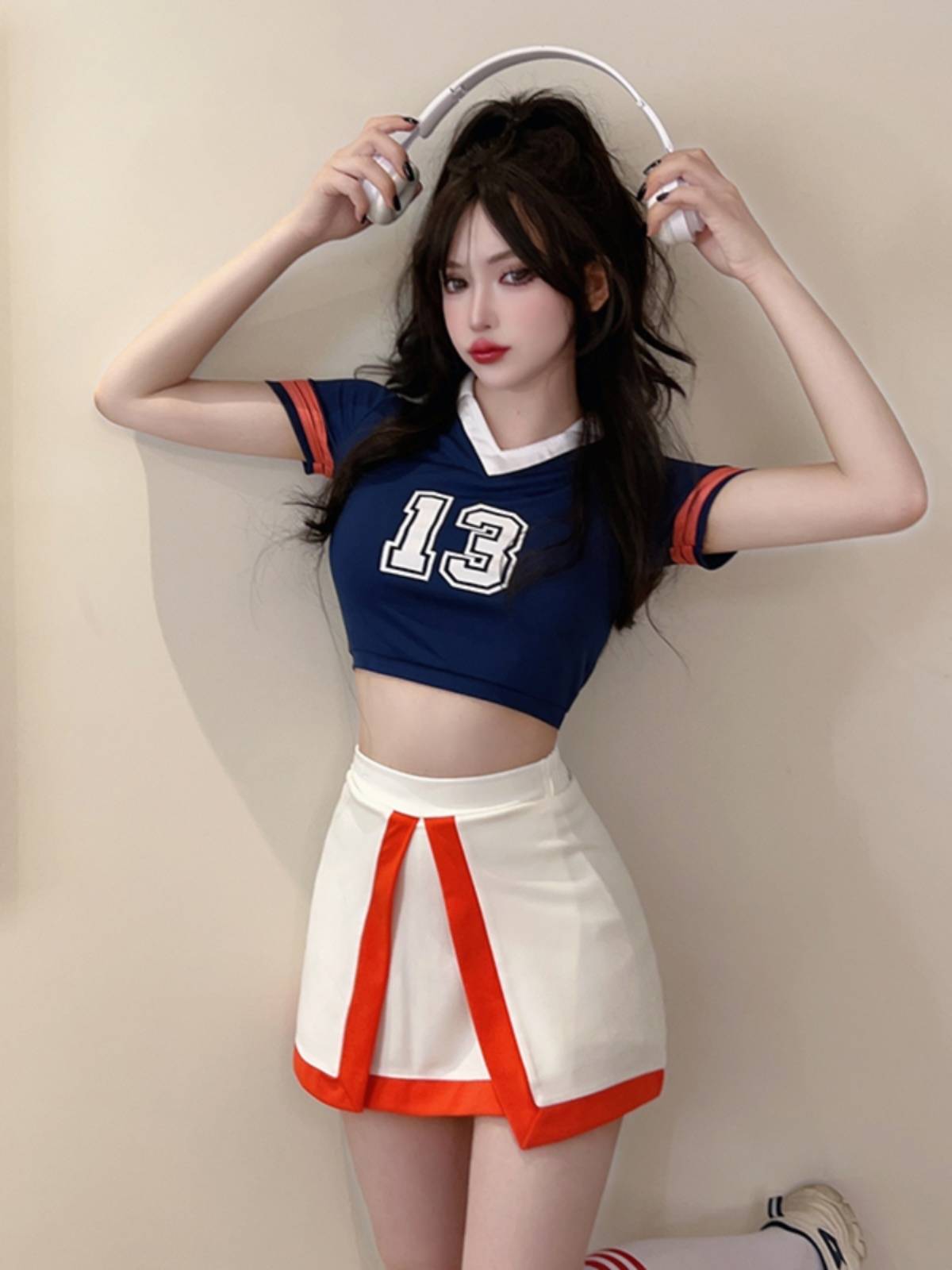 Academy style group performance clothing cheerleading team football baby clothing female cheerleading women's group dance performance service