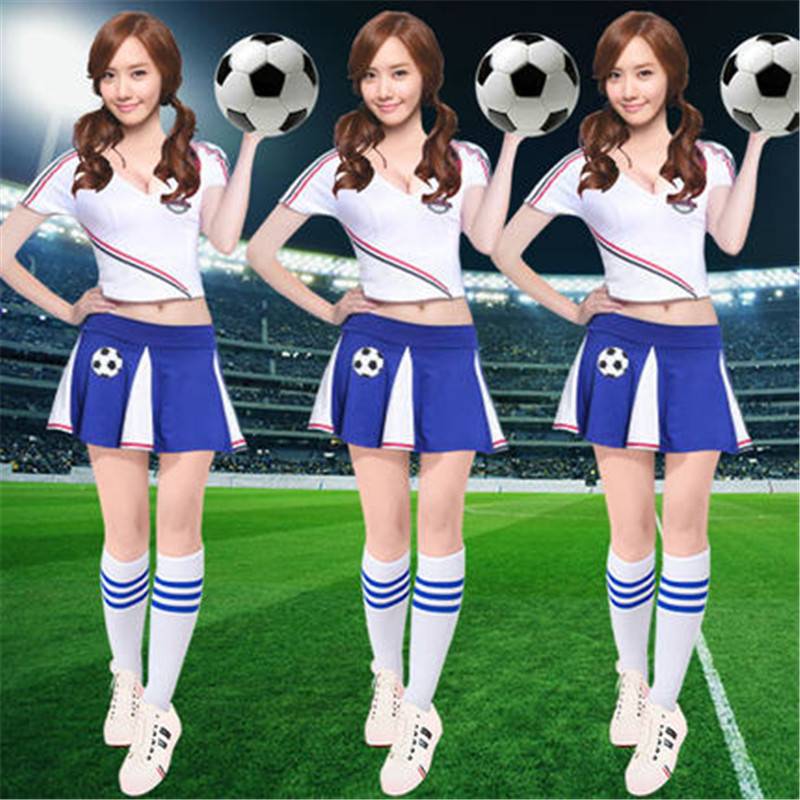 Female Football Baby World Cup La La La La cheerleading team performance service opening ceremony performance suit suit