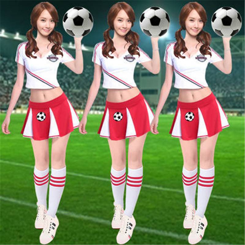 Female Football Baby World Cup La La La La cheerleading team performance service opening ceremony performance suit suit