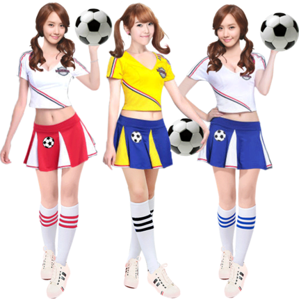 Female Football Baby World Cup La La La La cheerleading team performance service opening ceremony performance suit suit
