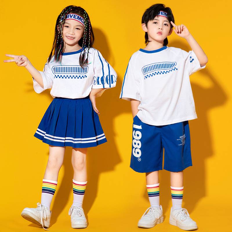 Children's La La Team Performance Service Boys Hip -Hop Trending Kindergarten Primary and Middle School Students La La Fukao Performance Class