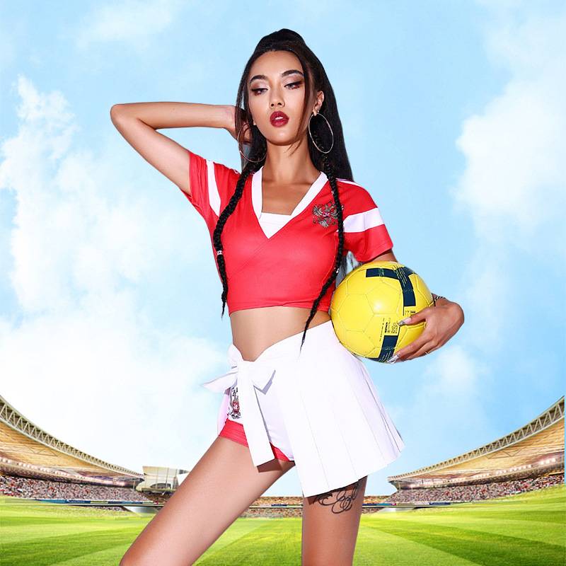 2024 European Cup Football Baby Uniform La La team clothes sexy women's style women's team women's group set girl style