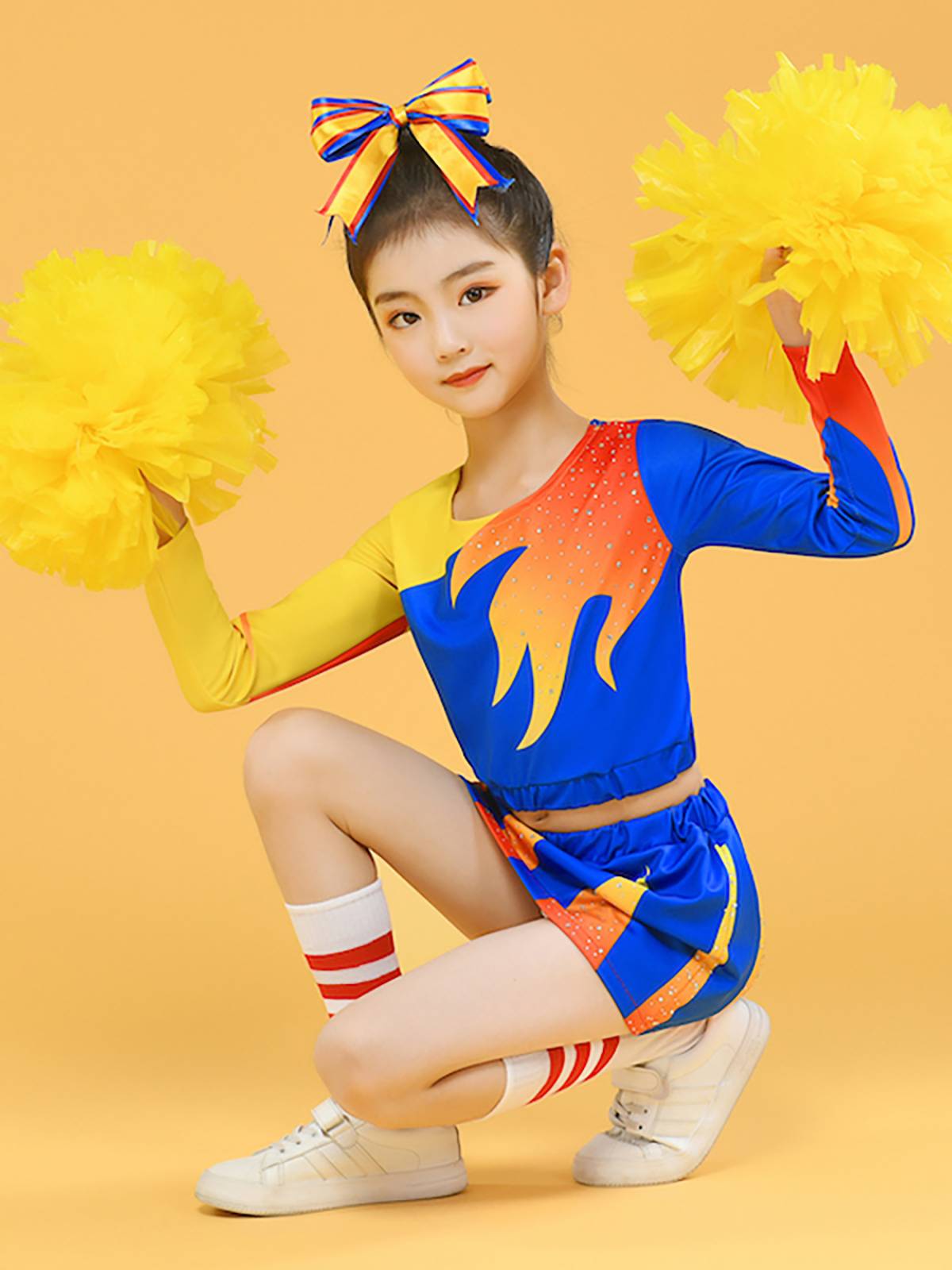 Children's Games La La Raid performance service primary and secondary school students cheerleading team gymnastics football baby group competition uniform