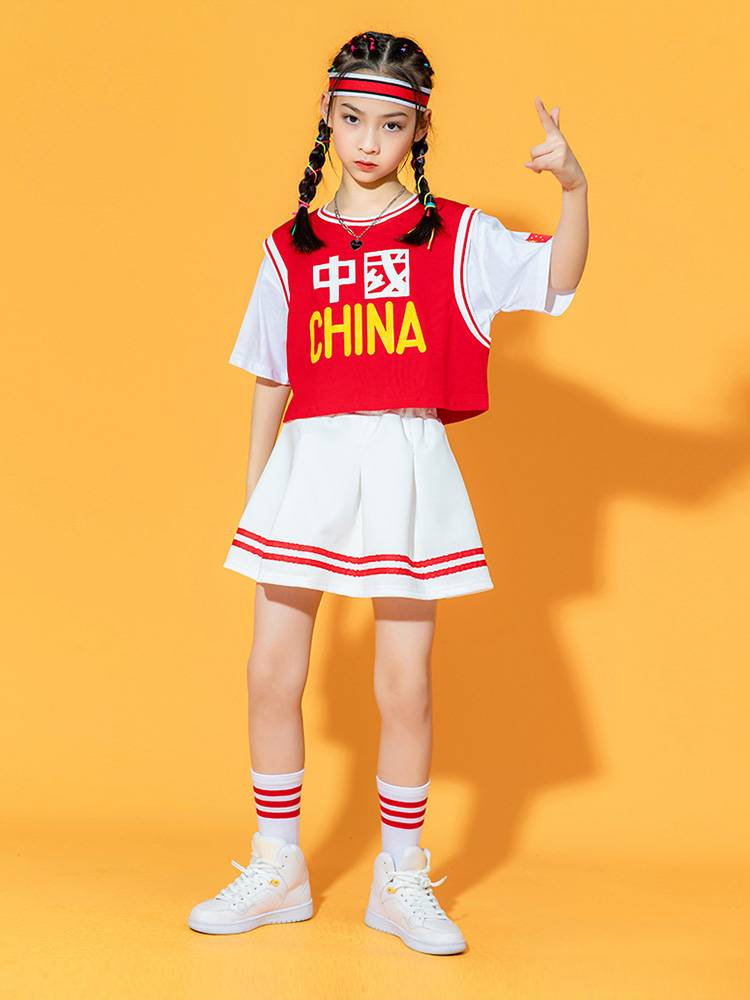 Elementary School Games La La La La La Xue Performance Service Hip -Hop Street Dance Set Football Baby Male Women La Team