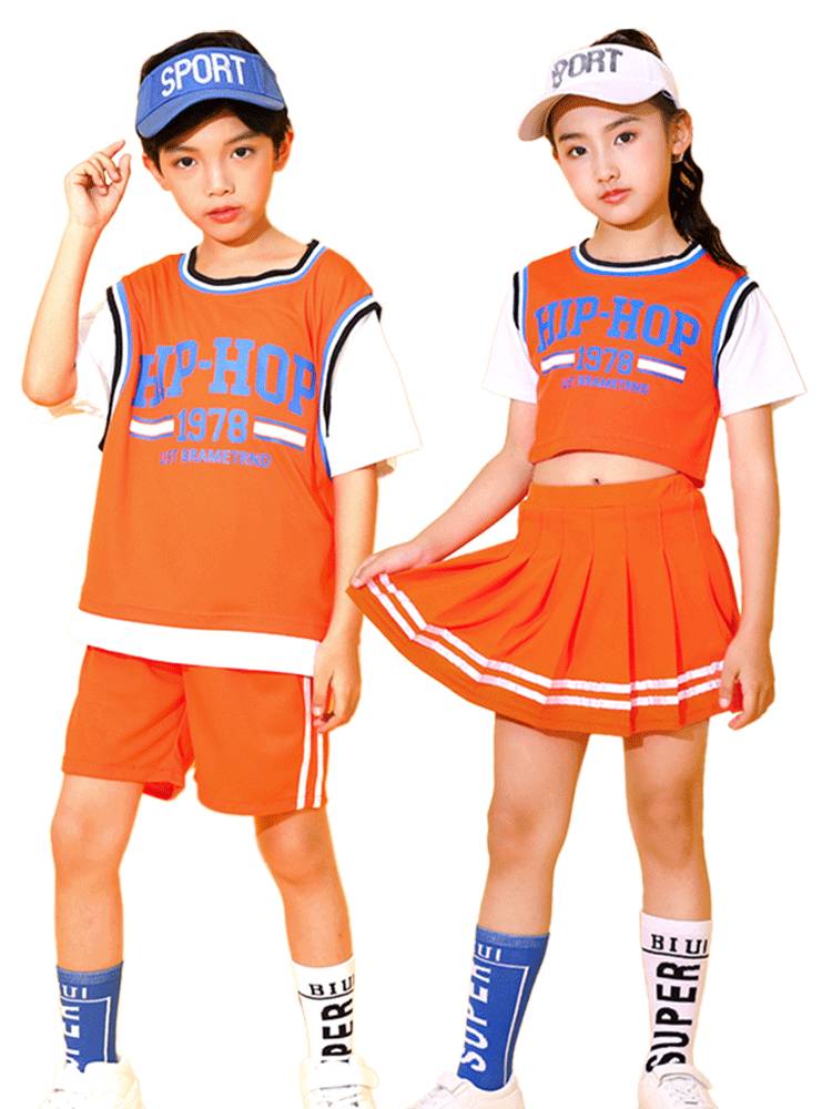 Elementary School Games La La La La La Xue Performance Service Hip -Hop Street Dance Set Football Baby Male Women La Team