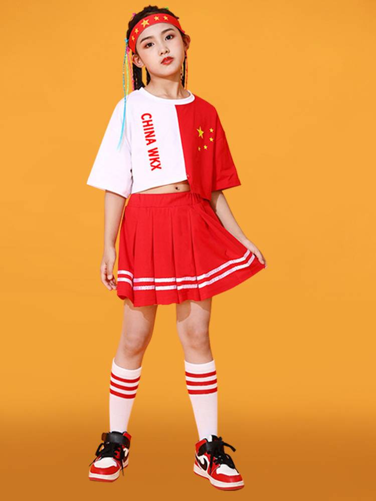 Children's Children's La La La La La Raid performance jazz dance watch performance kindergarten cheerleading sports meeting clothing