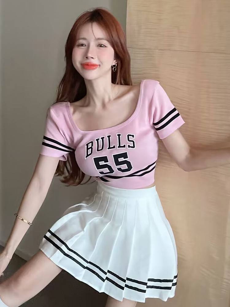 European football baby cup sexy cheerleading cheerleading performance service Lala team clothing women's set women's team bar