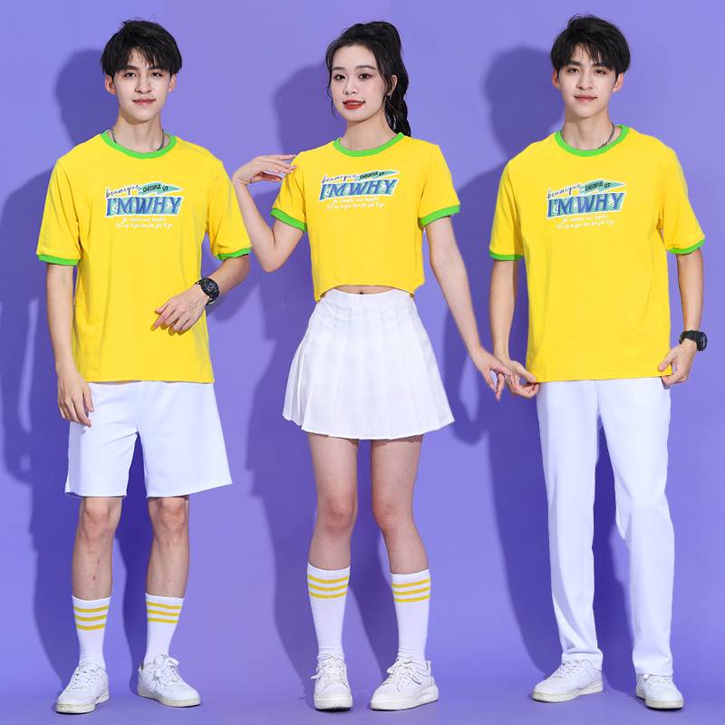 Student new cheerleading exercise show performance service la la la la cheales team graduation seasonal bodybuilding suit performance service