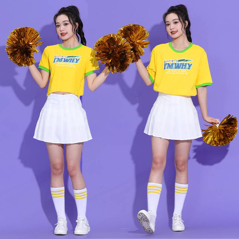 Student new cheerleading exercise show performance service la la la la cheales team graduation seasonal bodybuilding suit performance service