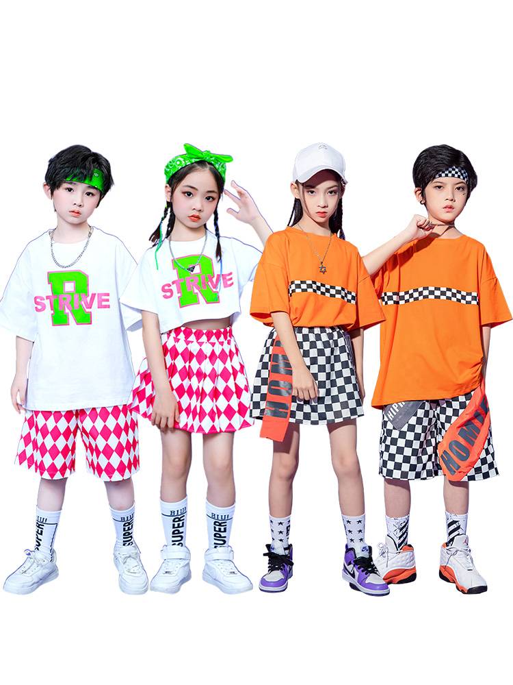 Jazz Dance Performance Clothing Children La Rulu Performance Service Primary and Middle School Students Games La La Teng Choir Series