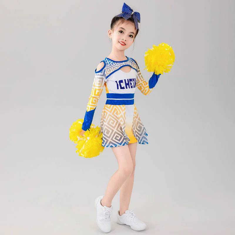 La La Rubing Competition Female Primary and Middle School Student Games La La Team Performance Clothing Children's Dance Performance Service