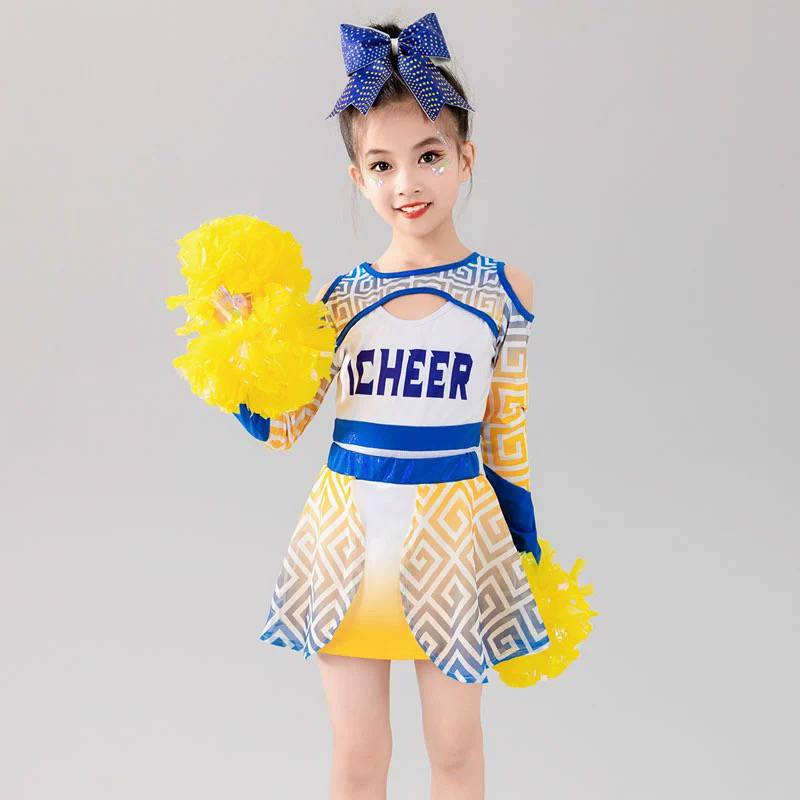 La La Rubing Competition Female Primary and Middle School Student Games La La Team Performance Clothing Children's Dance Performance Service