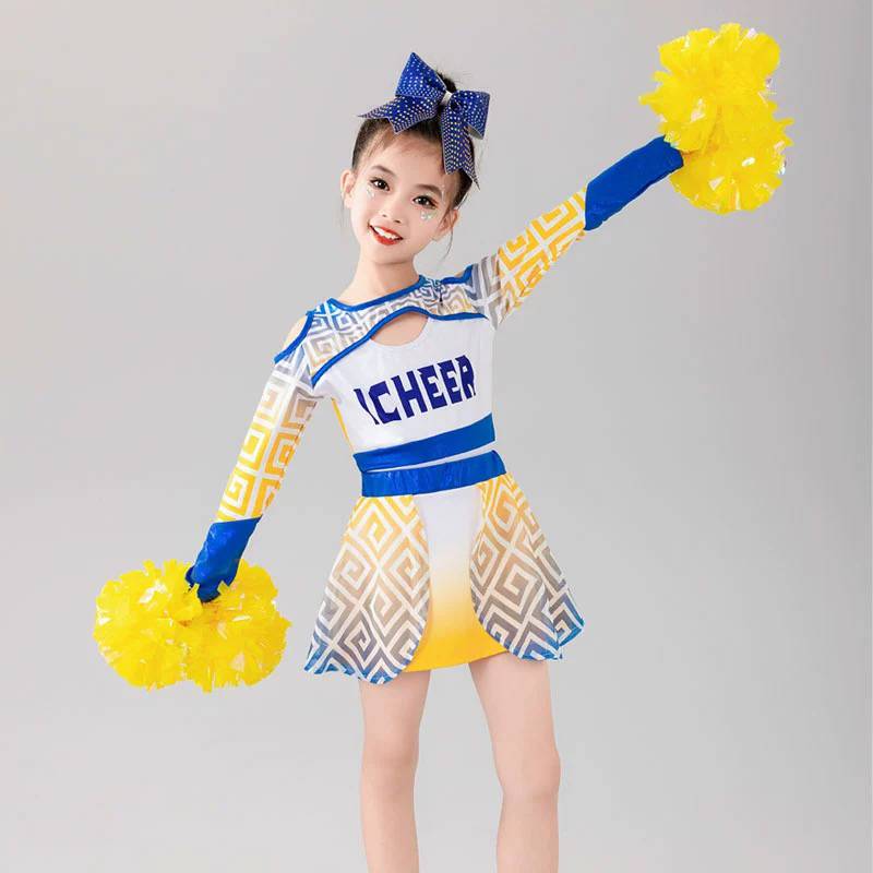 La La Rubing Competition Female Primary and Middle School Student Games La La Team Performance Clothing Children's Dance Performance Service