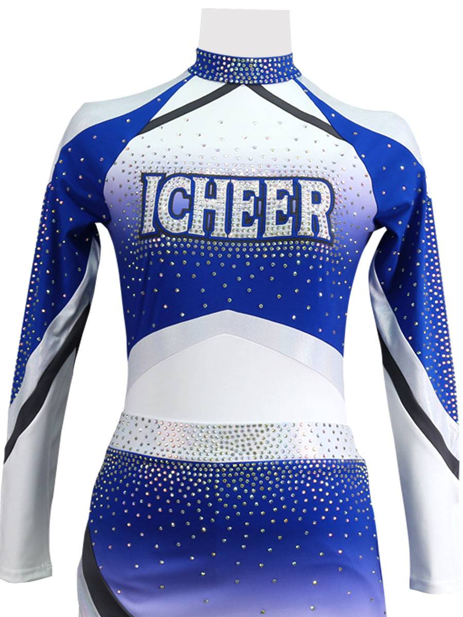 Custom cheerleader clothing men's and women's flower ball la la la la la la lashed clothing campus skills