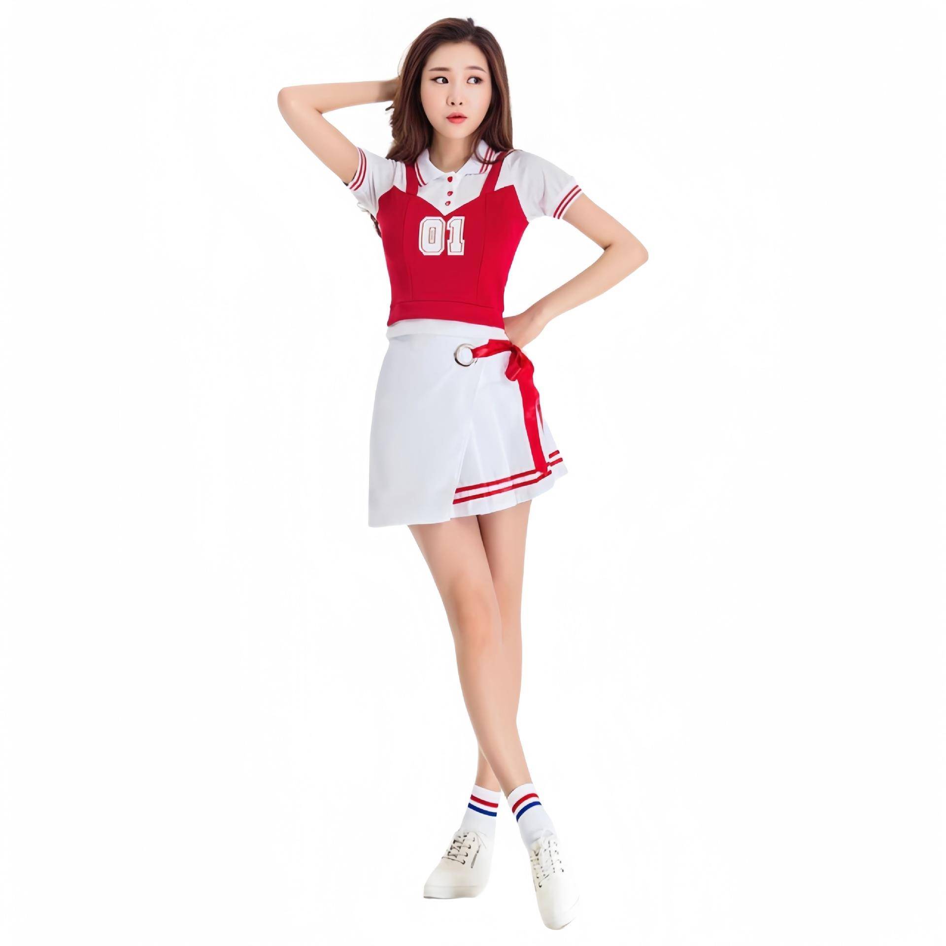 The new universe girl team cheerleading performance service student Lara team sportswear stage performance clothes