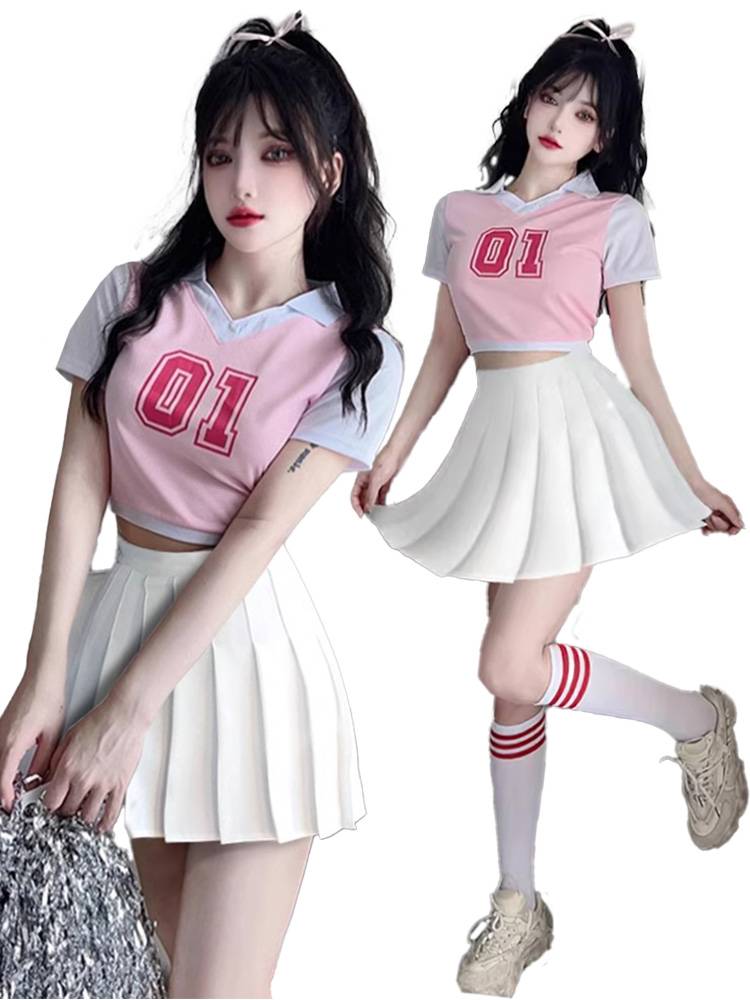 Women's group Korean version of jazz dance watch acting adult cheerleading team performance service college student Lara team dance service health aesthetic exercise
