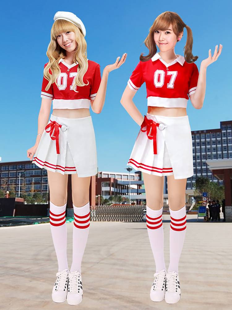 Adult La team clothing girls and children's jazz dance service Korean version of the Lala team la la la la laching female group performed clothes