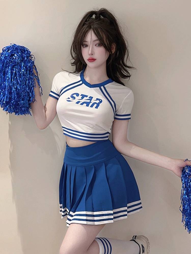 Adult cheerleader performance service women's team Korean jazz dance performance set college student Lara team dance clothing female