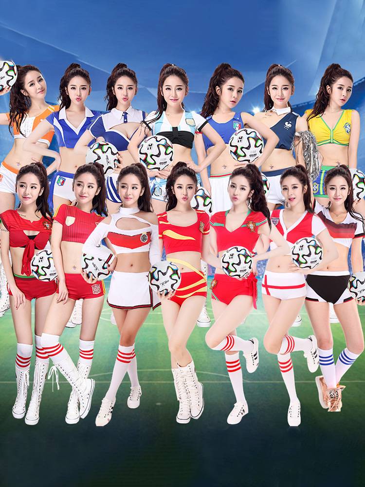 Adult cheerleader clothing women's team football baby performance clothing cheerleader performance dance bodybuilding suit