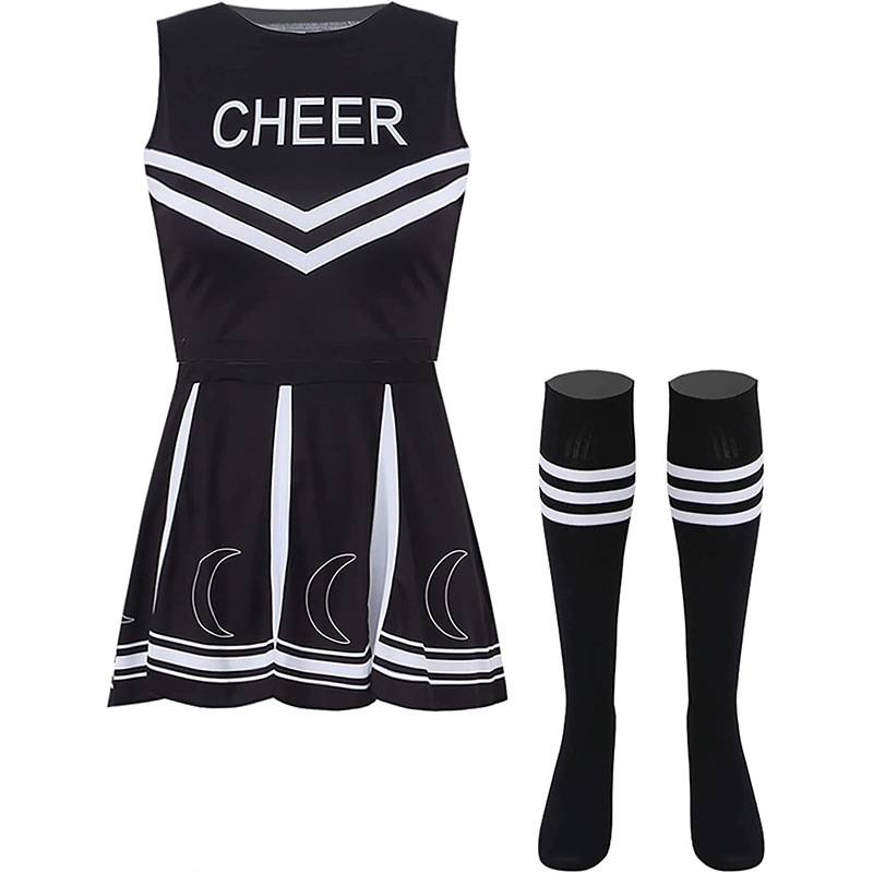Multi -color CHEER La La Team Performance Sports Games La La La Rale performance clothing competition conjoined skirt spot