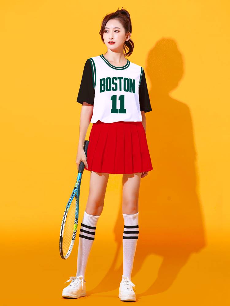 College Feng Lala Team Clothing Jazz Dance Students Adult Basketball Baby Campus Campus Games La La Fukao performance service