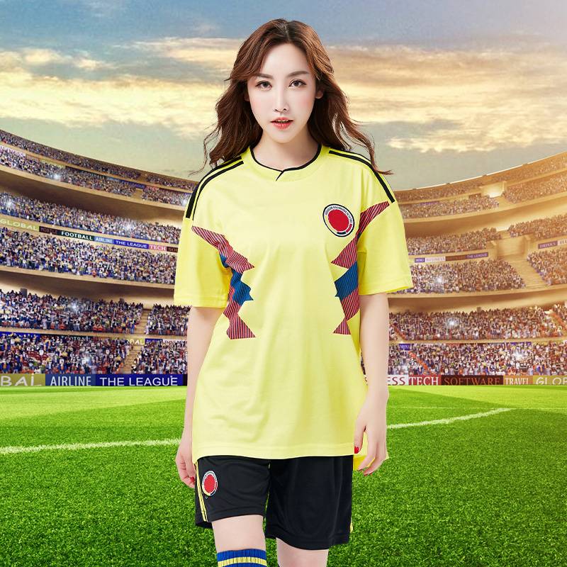 2024 World Colombian women's jersey sexy football baby cup performance service Lala cheerleading set