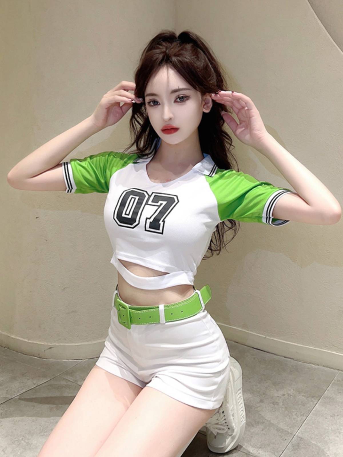 Women's team the same cheerleader game cheerleading performance service football baby dance student sports meeting performance clothing