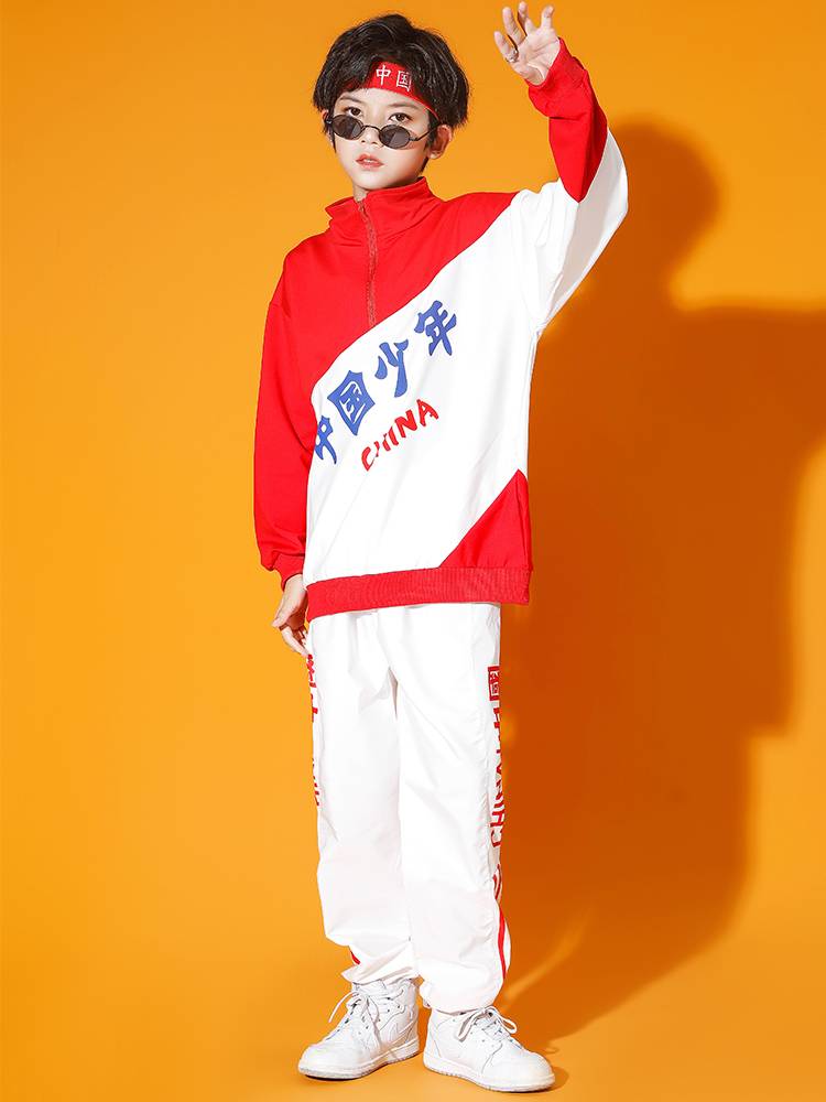 Children cheerleading team performance service Guo Chao team long -sleeved suit elementary school sports meeting Lara team performance clothing