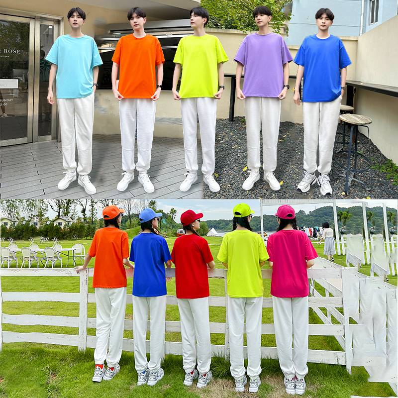 Summer jazz dance clothing men and women dancing clothes adult loose students Lara team cheerleading dance set