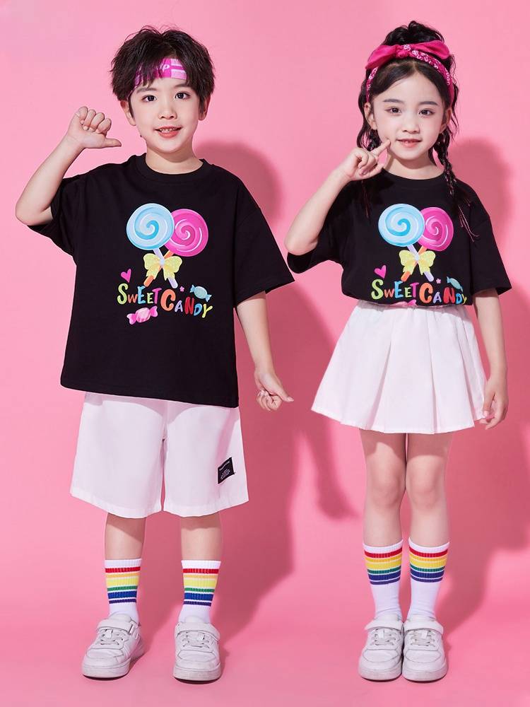 New Children's La Team Performance Server Primary School Student Class Set Kindergarten Performance Graduation Season Shooting