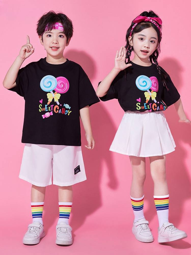 New Children's La Team Performance Server Primary School Student Class Set Kindergarten Performance Graduation Season Shooting