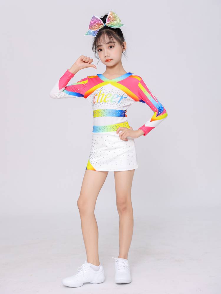 Children's professional cheerleading cheerleading team performance service primary and secondary school student fitness exercise gymnastics uniforms