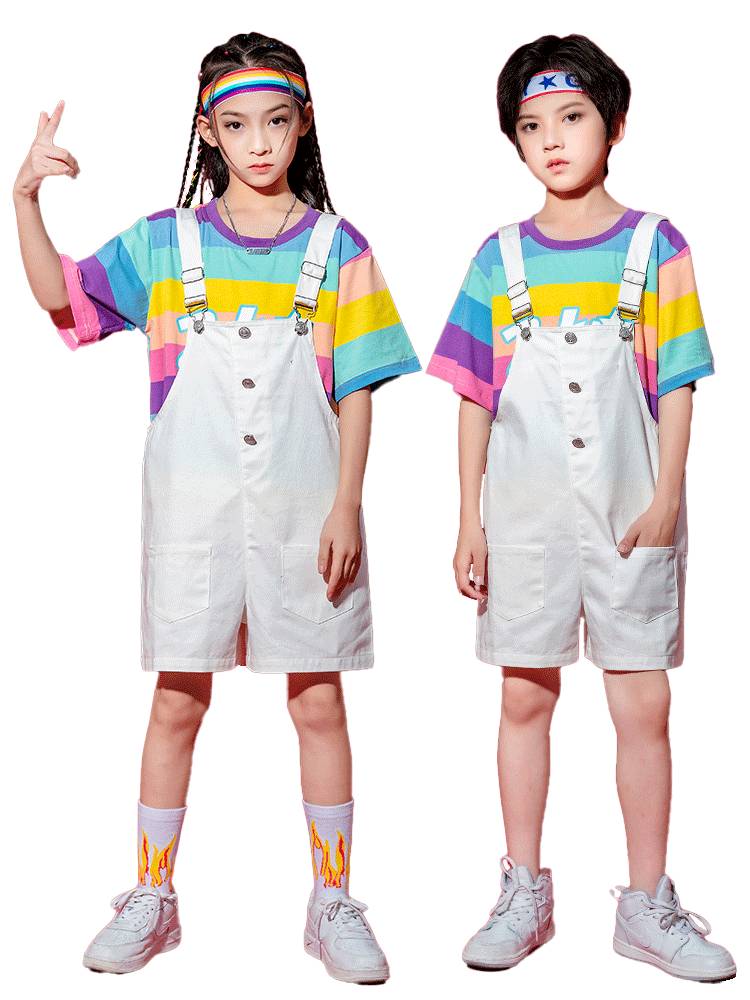 Children's La La Rubing Kindergarten Back Pants La La Team Server Sports Games Uniform Set Set