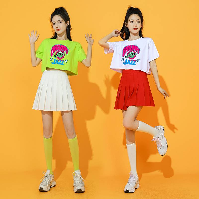 Korean-style cheerleader-girl-girl soccer-girl-baby-girl-baby-dance costume