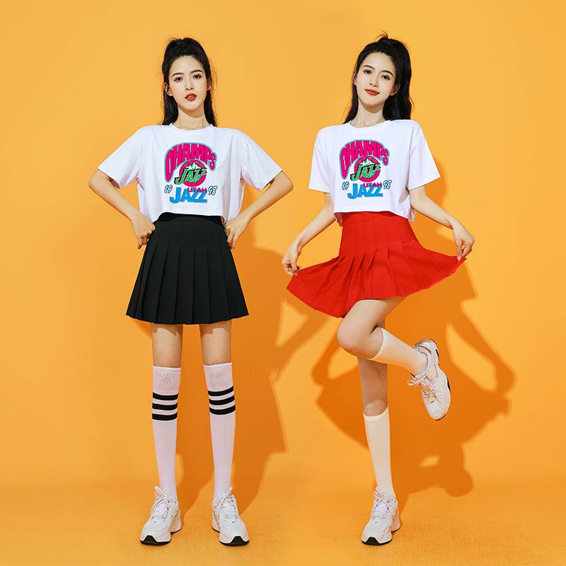 Korean-style cheerleader-girl-girl soccer-girl-baby-girl-baby-dance costume