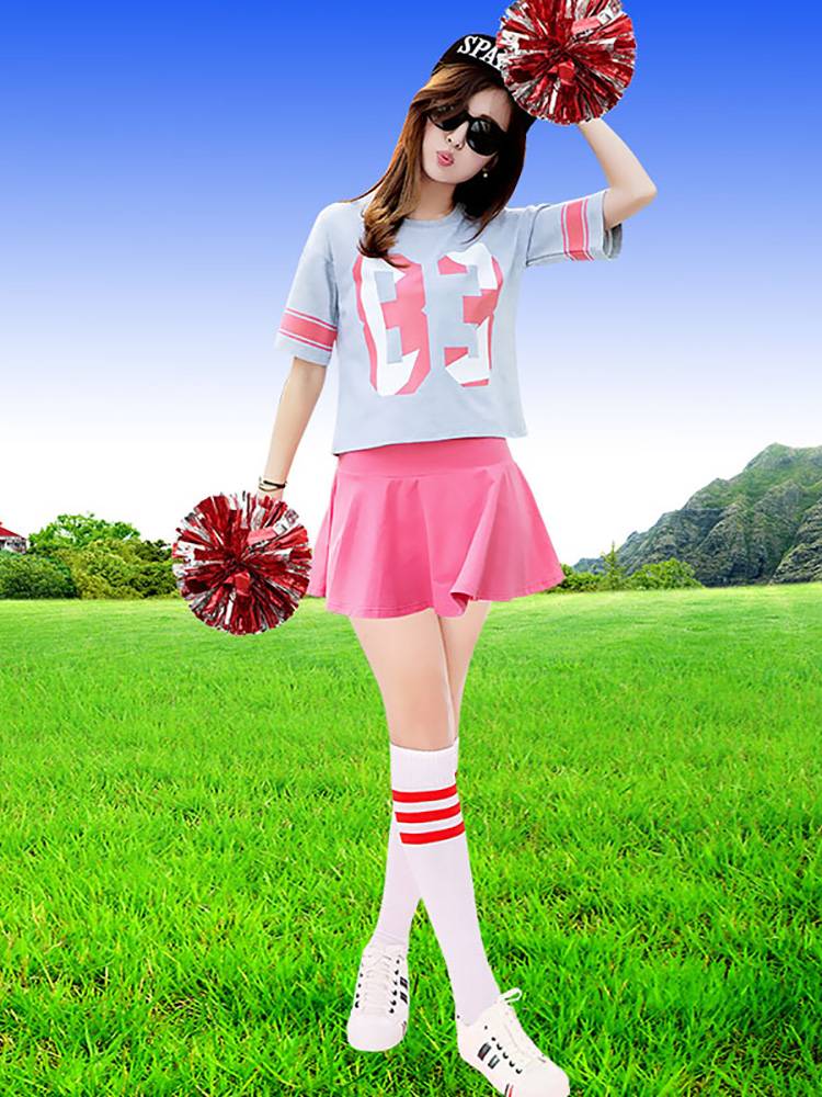 Summer women's team cheerleader football baby performance service jazz dance Korean dance performance service adult cheerleading singing service